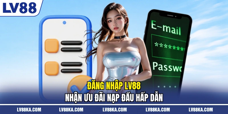 Đăng nhập LV88 nhận ưu đãi nạp đầu hấp dẫn