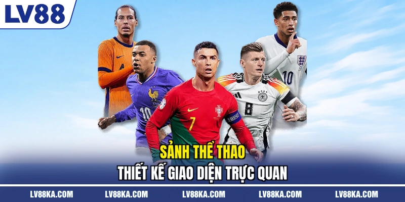 Sảnh thể thao thiết kế giao diện trực quan